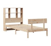 Vidaxl Lit Bibliothèque Sans Matelas 90x200 Cm Bois De Pin Massif