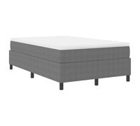 Lit Box Spring Vidaxl Gris Clair Petit Double En Tissu Velours Côtelé