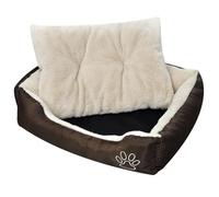 vidaXL Lit Chaud pour Chien avec Coussin Rembourré M Couchage Corbeille 170204