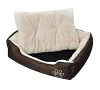 vidaXL Lit chaud pour chien 170203 avec coussin rembourré – Taille S