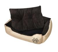 vidaXL Lit Chaud pour Chien avec Coussin Rembourré Taille L Animal Chat Lit Niche 170201