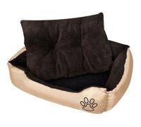 vidaXL Lit Chaud pour Chien avec Coussin Rembourré Taille M Couchage Chien 170200