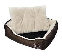 vidaXL Lit Chaud pour Chien avec Coussin Rembourré XL Animal Chat Matelas Lit Niche