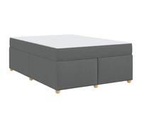 vidaXL Lit Complet pour Une Chambre Moderne. Solution de Sommeil Chic avec Un Cadre Minimaliste. Matelas en Mousse Haute densité, Parfait pour Une Bonne Nuit. Super Pratique et Super Stable.