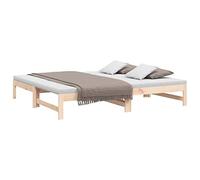 vidaXL Lit Coulissant 2X(75x190) cm Bois de pin Massif