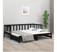 vidaXL Lit coulissant 2x(90x190) cm Bois de pin massif 814668