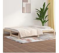 vidaXL Lit coulissant 2x(90x190) cm Bois de pin massif 820437
