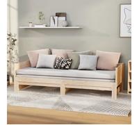 vidaXL Lit coulissant Bois de pin solide 2x(80x200) cm 820257