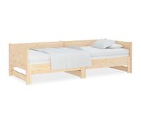 Vidaxl Lit Coulissant Bois De Pin Solide 2x(90x190) Cm Marron