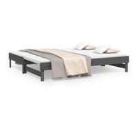 Lit Coulissant Marron Miel 2x(90x200) cm Bois de Pin Solide Lit de Jour vidaXL