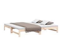 vidaXL Lit Coulissant sans Matelas 2X(80x200) cm Bois de pin Massif