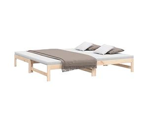 vidaXL Lit Coulissant sans Matelas 2X(80x200) cm Bois de pin Massif