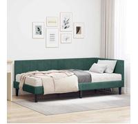 vidaXL Lit d'angle - Solution moderne pour bien dormir. Mobilier cool pour la chambre à coucher. Matelas en mousse super 3393910