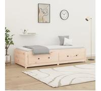 vidaXL Lit de jour sans matelas 90x190 cm bois de pin massif 821594