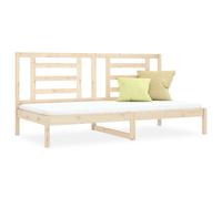 Vidaxl Lit De Jour 90x200 Cm Bois De Pin Massif Marron