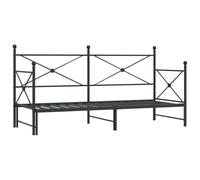 vidaXL Lit de Jour avec gigogne sans Matelas 80x200 cm Acier, canapé-lit, canapé-lit Confortable, lit de Jour avec Matelas, lit d'appoint