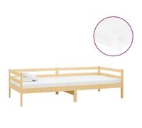 vidaXL Lit de jour avec matelas 90x200 cm pin massif