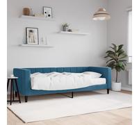 vidaXL Slaapbank met matras 80x200 cm fluweel blauw3196659 Bleu G