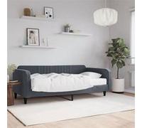 vidaXL Canapé-lit Lit de jour (lit de repos) en velours pour salon et chambre