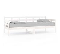 Slaapbank massief grenenhout wit 80x200 cm820363