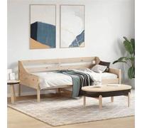 vidaXL Lit de Jour, Canapé-lit, Lit d'Invité, Meuble de Salon Chambre à Coucher Salle de Séjour, Moderne, 90x190 cm Bois de 842838 Marron G