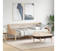 vidaXL Lit de Jour, Canapé-lit, Lit d'Invité, Meuble de Salon Chambre à Coucher Salle de Séjour, Moderne, 80x200 cm Bois de Pin Massif
