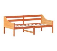 vidaXL Lit de Jour, Canapé-lit, Lit d'Invité, Meuble de Salon Chambre à Coucher Salle de Séjour, Moderne, Cire Marron 90x190 842841