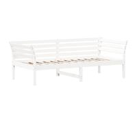 vidaXL Lit de jour sans matelas blanc 80x200 cm bois de pin massif