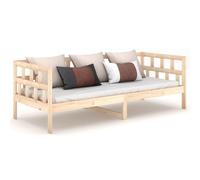 vidaXL Lit de jour Bois massif de pin 90x200 cm 820207