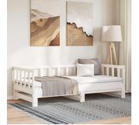vidaXL Lit de jour et lit gigogne sans matelas 90x190 cm bois massif 836163
