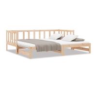 vidaXL Lit de jour extensible 90x190 cm pin massif