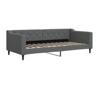 vidaXL Lit de Jour Gris foncé 90x200 cm Tissu, canapé-lit, canapé-lit Confortable, canapé-lit en Tissu, lit d'appoint, canapé-lit Simple