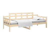 vidaXL Lit de Jour Lit d’Invité Canapé Lit de Repos Canapé-lit Meuble de Salle de Séjour Salon Intérieur Bois Massif de Pin 80x200 cm