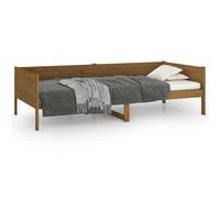 Vidaxl Lit De Jour Marron Miel Bois Massif De Pin 80x200 Cm Marron