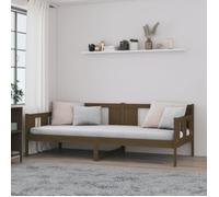 vidaXL Lit de jour Marron miel Bois massif de pin 90x190 cm 820280