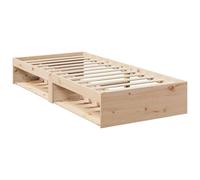 vidaXL Lit de Jour sans Matelas 90x190 cm Bois de pin Massif, canapé-lit, canapé-lit de Repos, lit de soirée Pyjama, lit d'appoint