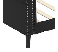 vidaXL Lit de jour noir 80x200 cm similicuir 354222