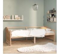 vidaXL Lit de repos 3 places Bois de pin massif 90x200 cm