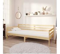 vidaXL Lit de repos avec matelas 90x200 cm Bois de pin massif 3083594