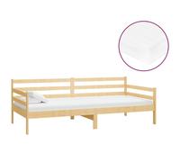 vidaXL Slaapbank met matras massief grenenhout 90x200 cm3083579 G