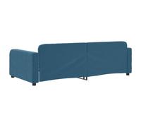 vidaXL Lit de Repos Bleu 90x200 cm Velours, canapé-lit, canapé-lit Confortable, canapé-lit en Velours, lit d'appoint, canapé-lit Simple