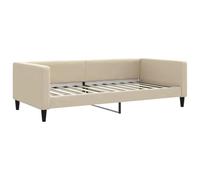 vidaXL Lit de Repos crème 100x200 cm Tissu