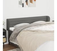 Vidaxl Lit De Repos D'extérieur Avec Auvent Gris Acier Et Tissu Oxford