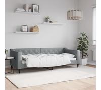 Vidaxl Lit De Repos Gris Clair 80x200 Cm Tissu Gris