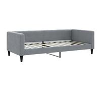 vidaXL Lit de Repos Gris Clair 90x190 cm Tissu