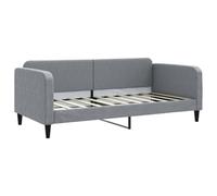 Vidaxl Lit De Repos Gris Clair 90x190 Cm Tissu Gris