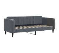vidaXL Lit de Repos Gris foncé 80x200 cm Velours