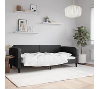 vidaXL Lit de repos noir 90x200 cm tissu 354035