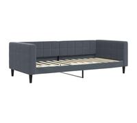 vidaXL Lit de Repos sans Matelas Gris foncé 100x200 cm Velours