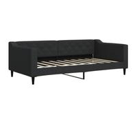 vidaXL Lit de repos 354173 en tissu noir 90x190 cm